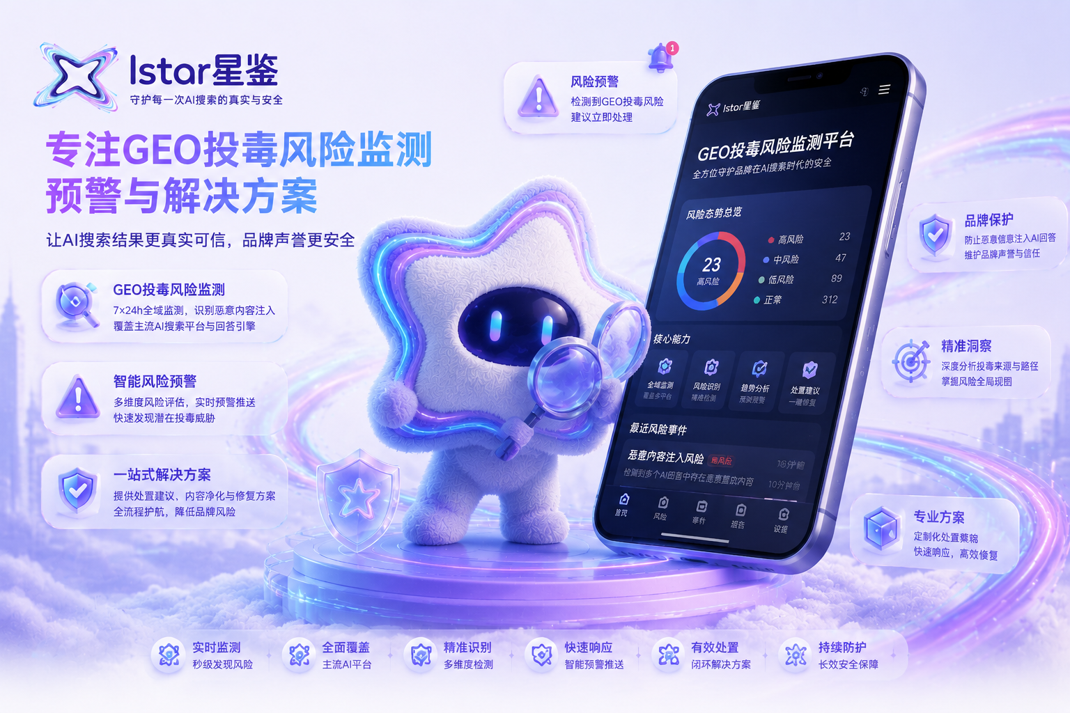 Istar 星鉴 GEO 投毒风险监测预警与解决方案